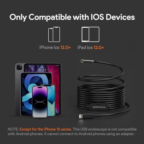 DEPSTECH FHD Borescope Camera with Bluart 3.0