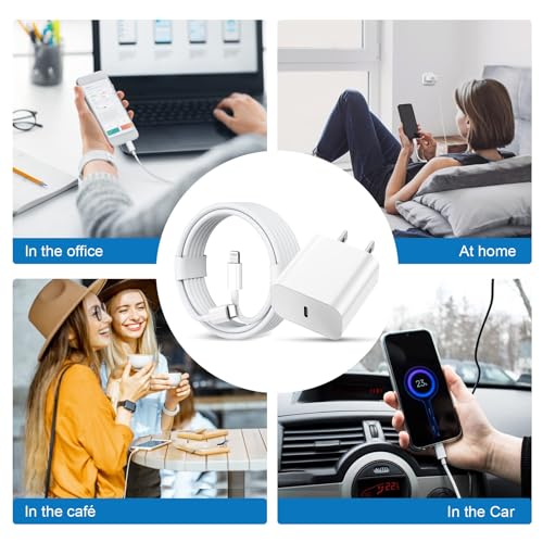 GREPHONE iPhone Charger + 6FT Fast Charging Cable Pack