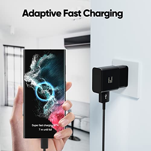 Samsung Fast Charger with 6.6ft Type C Cable for Galaxy