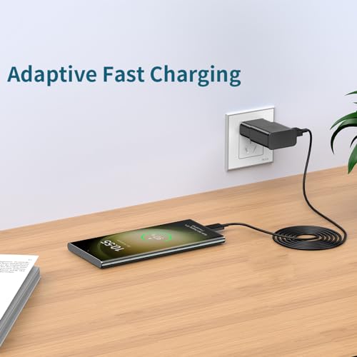 Samsung Fast Charger with 6.6ft Type C Cable for Galaxy