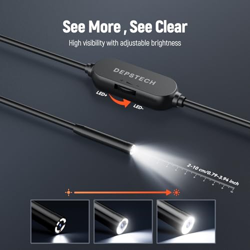 DEPSTECH FHD Borescope Camera with Bluart 3.0