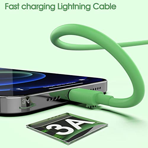 6 Pack Apple MFi Certified iPhone Chargers Lightning Cable