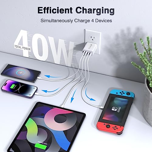 2-Pack 40W USB C Fast Charger Cube