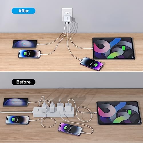 2-Pack 40W USB C Fast Charger Cube