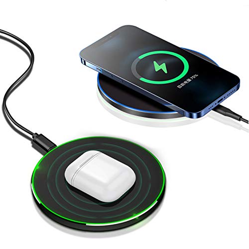 Wireless Charger Pad for iPhone, Samsung, AirPods, Galaxy
