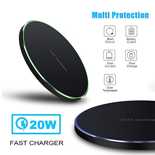 Wireless Charger Pad for iPhone, Samsung, AirPods, Galaxy