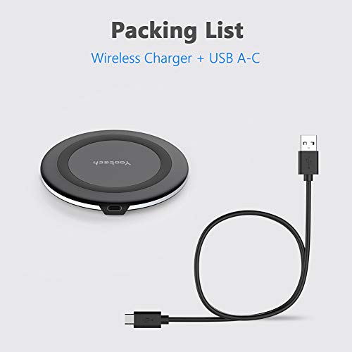 Yootech 10W Max Fast Wireless Charger for iPhone/Samsung
