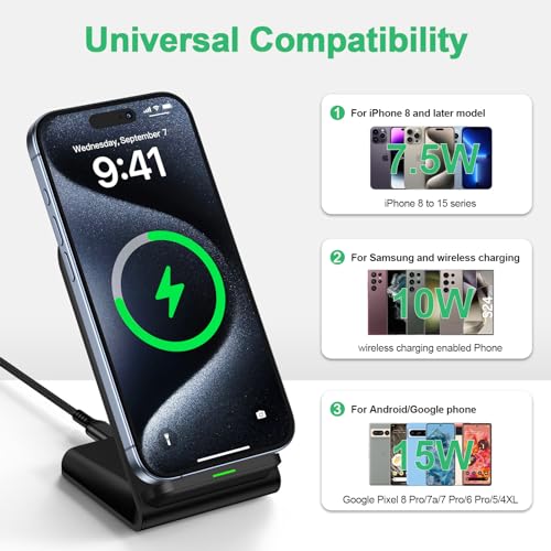 Samsung Wireless Fast Charging Stand for Android and iPhone