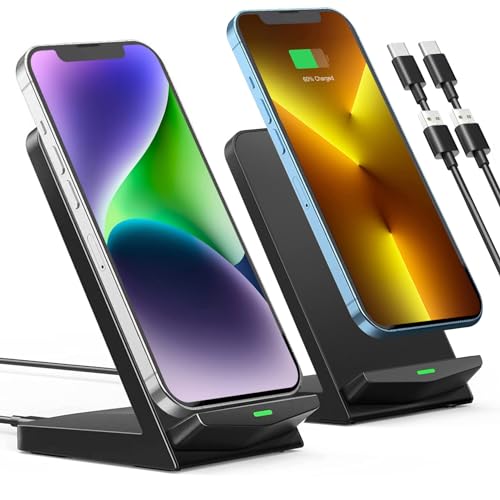 15W Fast Wireless Charging Stand for iPhone & Galaxy
