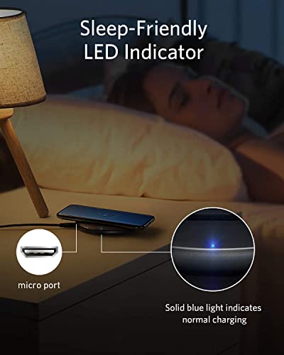 Anker Wireless Charger Pad, Qi-Certified 10W for iPhone