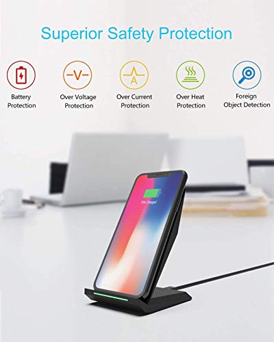 NANAMI Qi Certified Wireless Charging Stand [2 Pack]