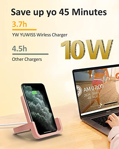 BUBEYYIE Fast Wireless Charger for iPhone Samsung Google