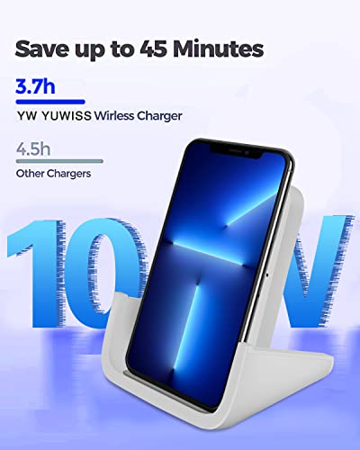 YUWISS Wireless Charging Stand for iPhone and Galaxy