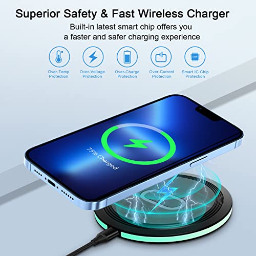 Samsung Fast Wireless Charger for Latest Galaxy & iPhone
