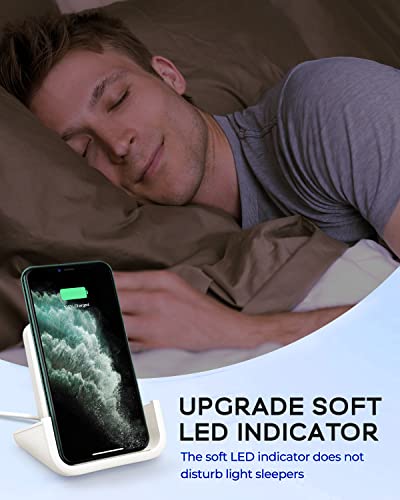 YUWISS Wireless Charging Stand for iPhone and Galaxy