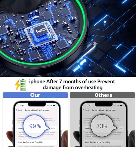 15W Magnetic Wireless Charger Stand for iPhone and AirPods
