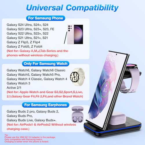 Samsung Wireless Charging Station for Galaxy Devices and Watch