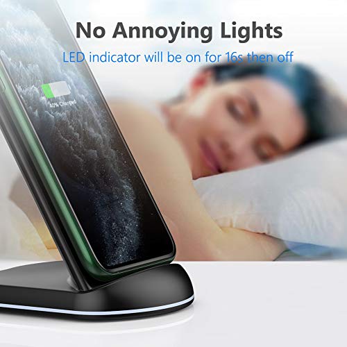 Yootech 10W Wireless Charging Stand for iPhone & Galaxy