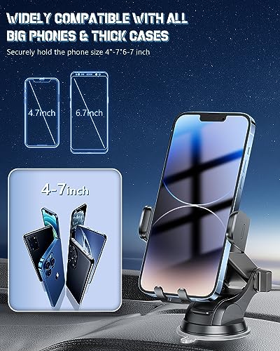 3-in-1 Wireless Fast Car Charger Phone Holder compatible with iPhone/Samsung