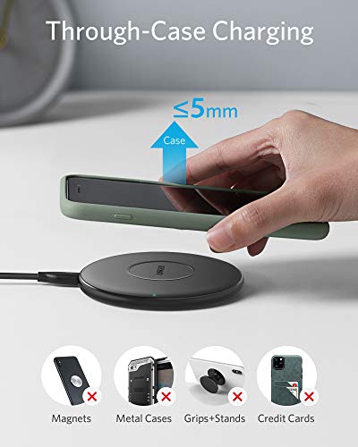 Anker 10W Max Wireless Charger for iPhone & Galaxy