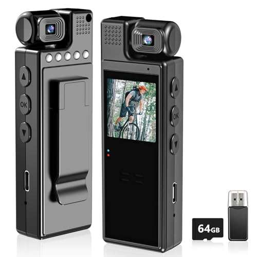 Portable HD Body Camera with Audio and Night Vision