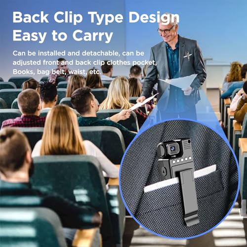 Portable HD Body Camera with Audio and Night Vision