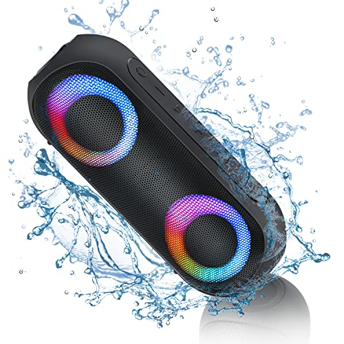 30W Portable Bluetooth Speakers with Light and IPX7 Waterproof