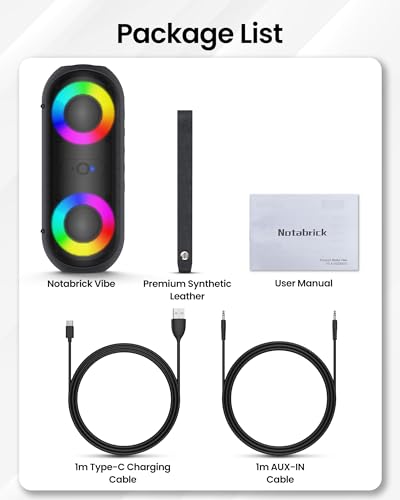 30W Portable Bluetooth Speakers with Light and IPX7 Waterproof