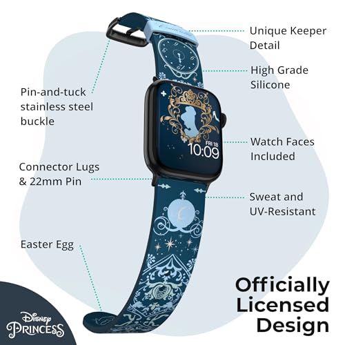 Official Disney Cinderella Smartwatch Band for All Apple Watches