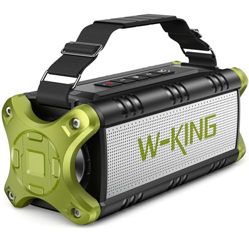 W-King Bluetooth Speaker: Outdoor Waterproof Portable Subwoofer