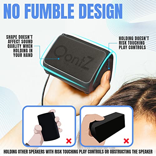 Cambridge Soundworks OontZ Angle Solo Bluetooth Portable Speaker, Compact Size, Surprisingly Loud Volume & Bass, 100 Foot Wireless Range, IPX5, Perfect Travel Speaker, Bluetooth Speakers (Black)