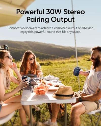 CHIFENCHY Portable Bluetooth Speaker with Lights,Powerful Crystal Clear Sound,IPX5 Waterproof,All Day Playtime,AUX&TF-Card Input,Bluetooth 5.3,TWS Paring,Small Wireless Speaker for Outdoor,Gift Ideas