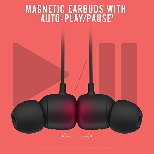 Beats Flex Wireless Earbuds - Apple W1 Headphone Chip, Magnetic Earphones, Class 1 Bluetooth, 12 Hours of Listening Time, Built-in Microphone - Black