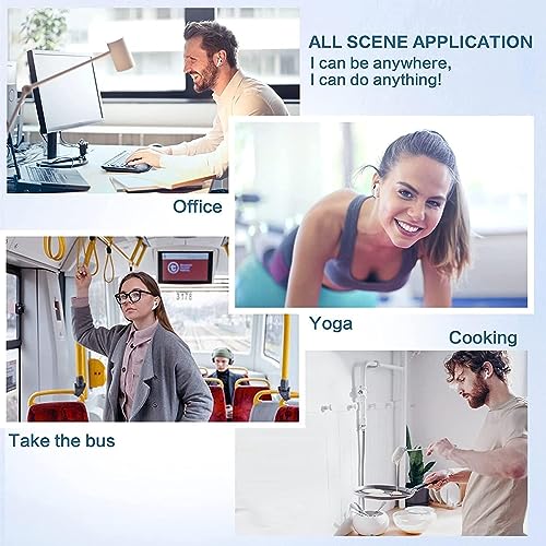 Wireless Headphones,Wireless Bluetooth 5.0 Earbuds, Touch Control, Easy-Pairing, 24H Playtime,Noise Cancellation Built-in Mic with Charging Case, IPX8 Waterproof Earphones for iPhone/Samsung/Android