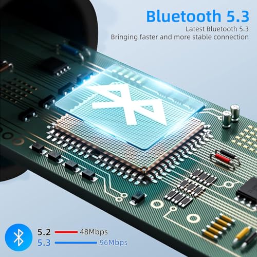 Wireless Earbud,Bluetooth 5.3 Earbuds Stereo,Noise Cancelling Earbuds Wireless with Charging Case,IPX7 Waterproof, Touch Control,Bluetooth Headphones with Mic,Sports Wireless Headphone for Android iOS