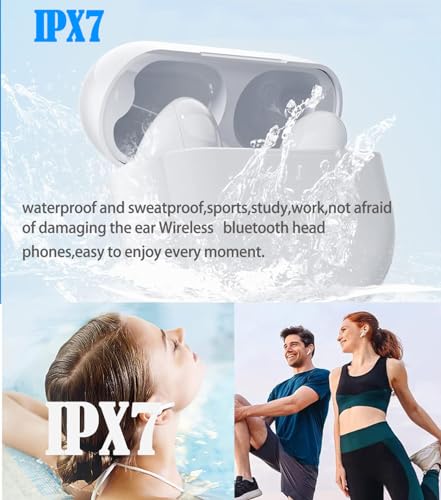 Wireless Earbud,Bluetooth 5.3 Earbuds Stereo,Noise Cancelling Earbuds Wireless with Charging Case,IPX7 Waterproof, Touch Control,Bluetooth Headphones with Mic,Sports Wireless Headphone for Android iOS