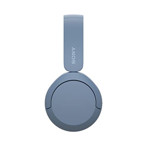 Sony WH-CH520 Wireless Headphones Bluetooth On-Ear Headset with Microphone, Blue