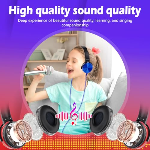 ZNXZXP Kids Headphones Bulk for Classroom School 2 Pack Wholesale Earphones Class Set of Headphones for Students Teens Children and Adult Mixed Colors (Blue+Red)