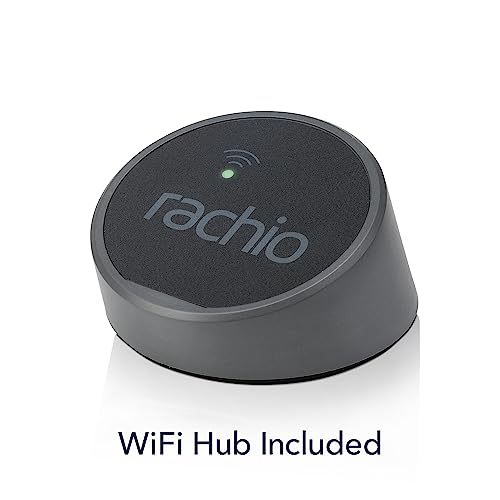 Rachio Smart Hose Timer with WiFi Hub for Outdoor Watering | Easy Faucet Install, Automate Water & Sprinkler Schedules for Lawn, Garden, & Yard Care.