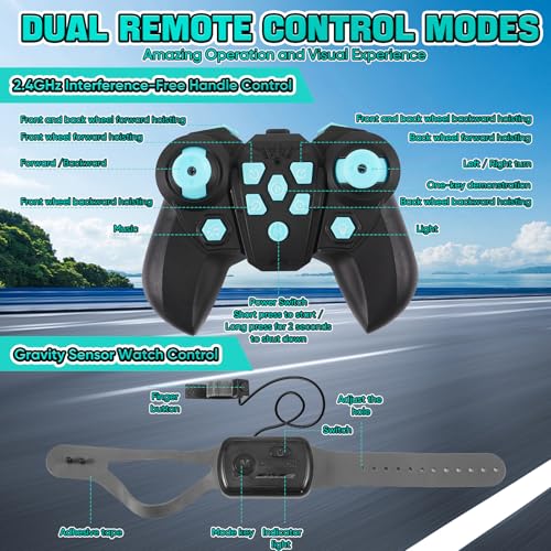 Remote Control Robot Dog Toy with Music & Lights