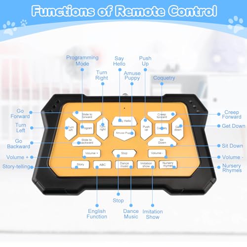 Remote Control Robot Dog Toy for Kids