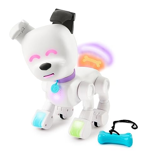 Interactive LED Robot Dog with Sounds & App