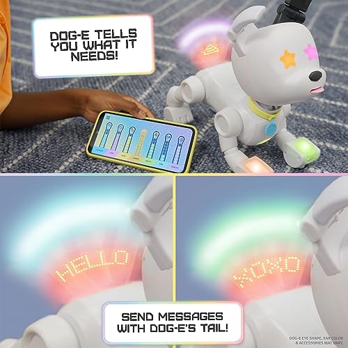 Interactive LED Robot Dog with Sounds & App