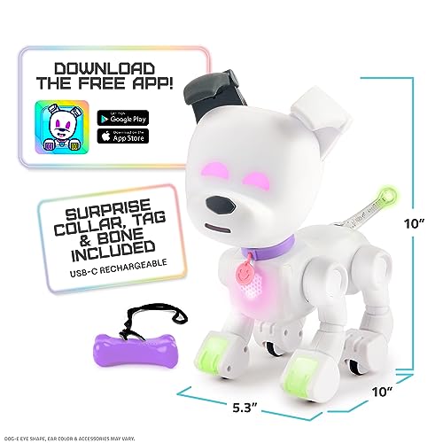 Interactive LED Robot Dog with Sounds & App