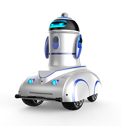Smart Autonomous Security Patrol Robot (Black)