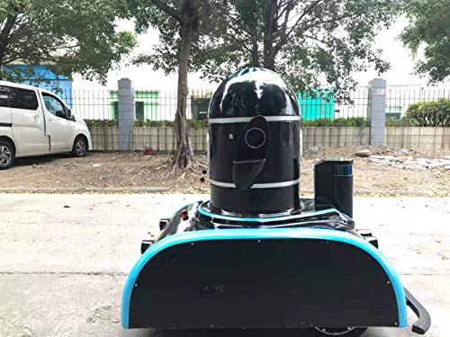 Smart Autonomous Security Patrol Robot (Black)