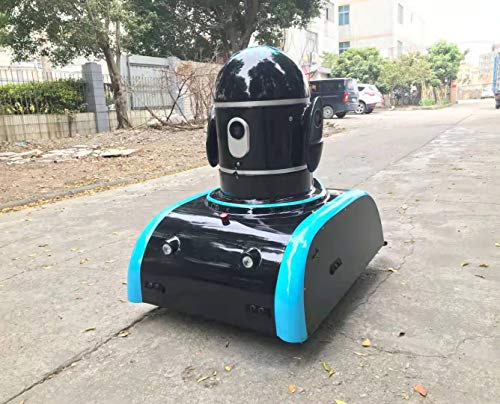 Smart Autonomous Security Patrol Robot (Black)