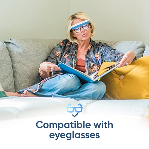 Luminette 3 Light Therapy Glasses - Wearable Light Therapy Lamp - Blue Enriched White LED Sun Lamp - Natural Relief for Sleep Problems, Seasonal Mood Disorders and Jet lag - Portable Daylight Lamp