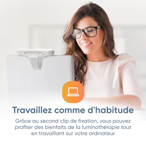 luminette Drive Light Therapy Lamp - Portable & Wireless Light Therapy Lamp for Use While Driving in The Car - Happy Lamp for Sleep