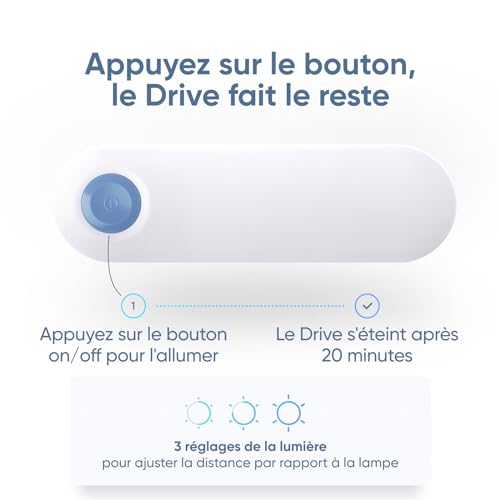 luminette Drive Light Therapy Lamp - Portable & Wireless Light Therapy Lamp for Use While Driving in The Car - Happy Lamp for Sleep